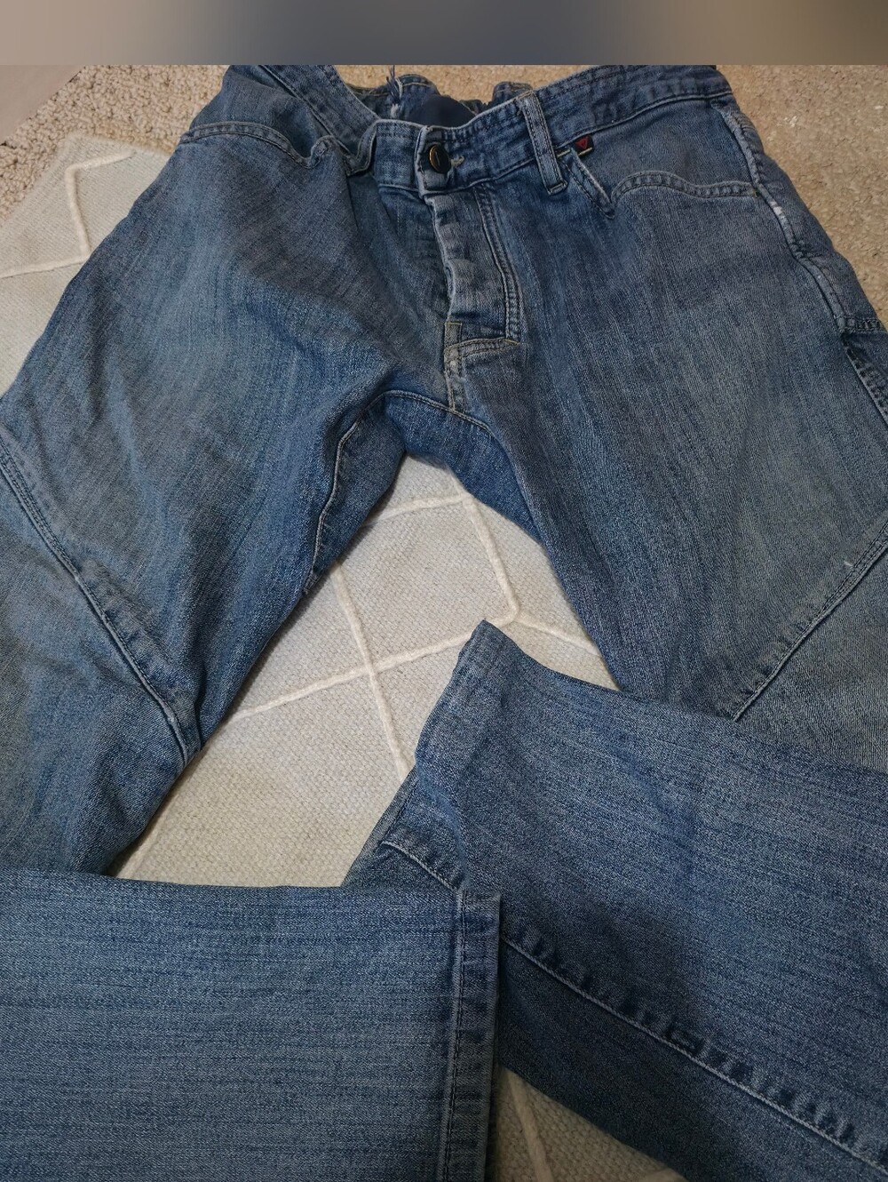 4/$97 Deal! Dainese Retro Motorbike Men's Denim Jeans